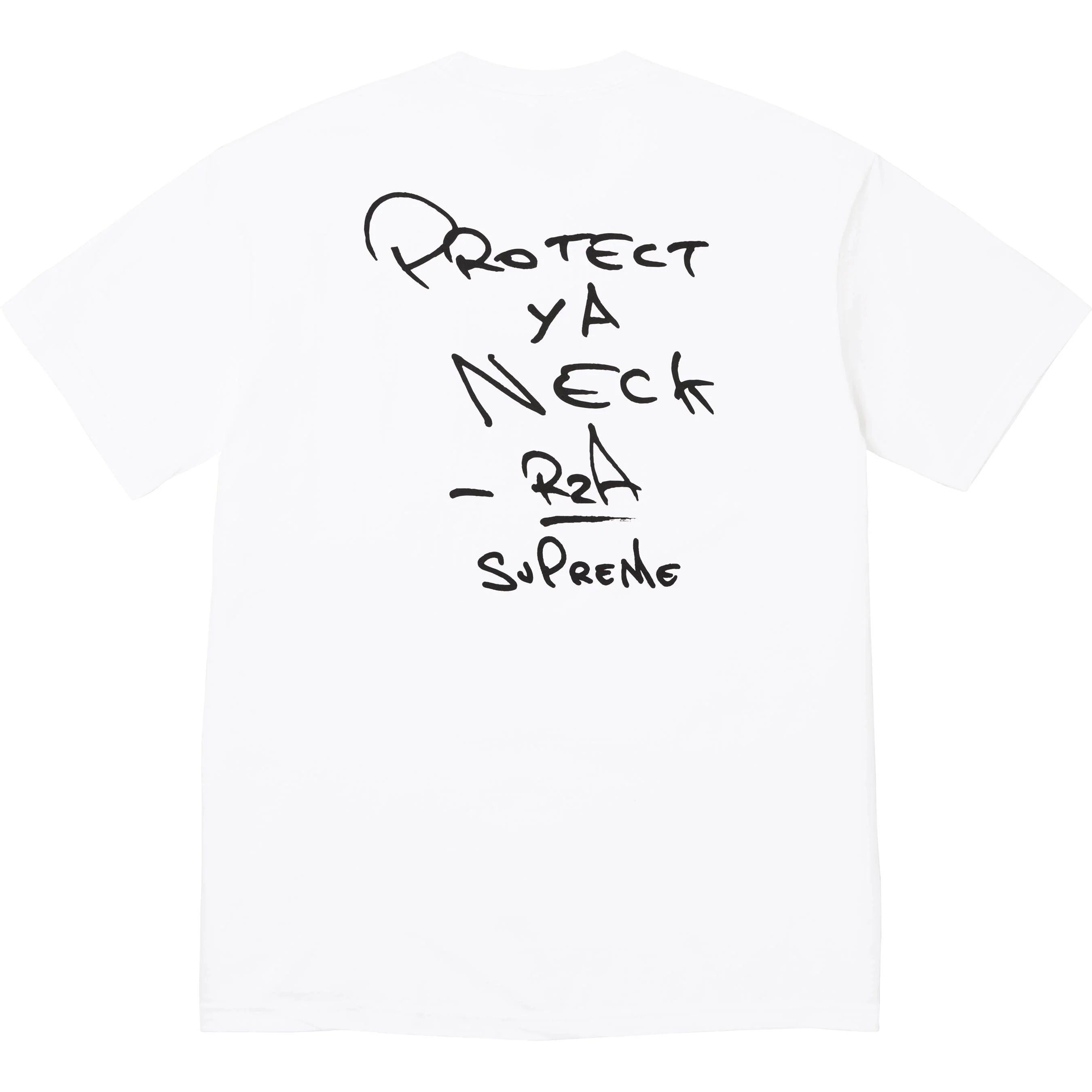 Camiseta Supreme X Wu-Tang Clan RZA White