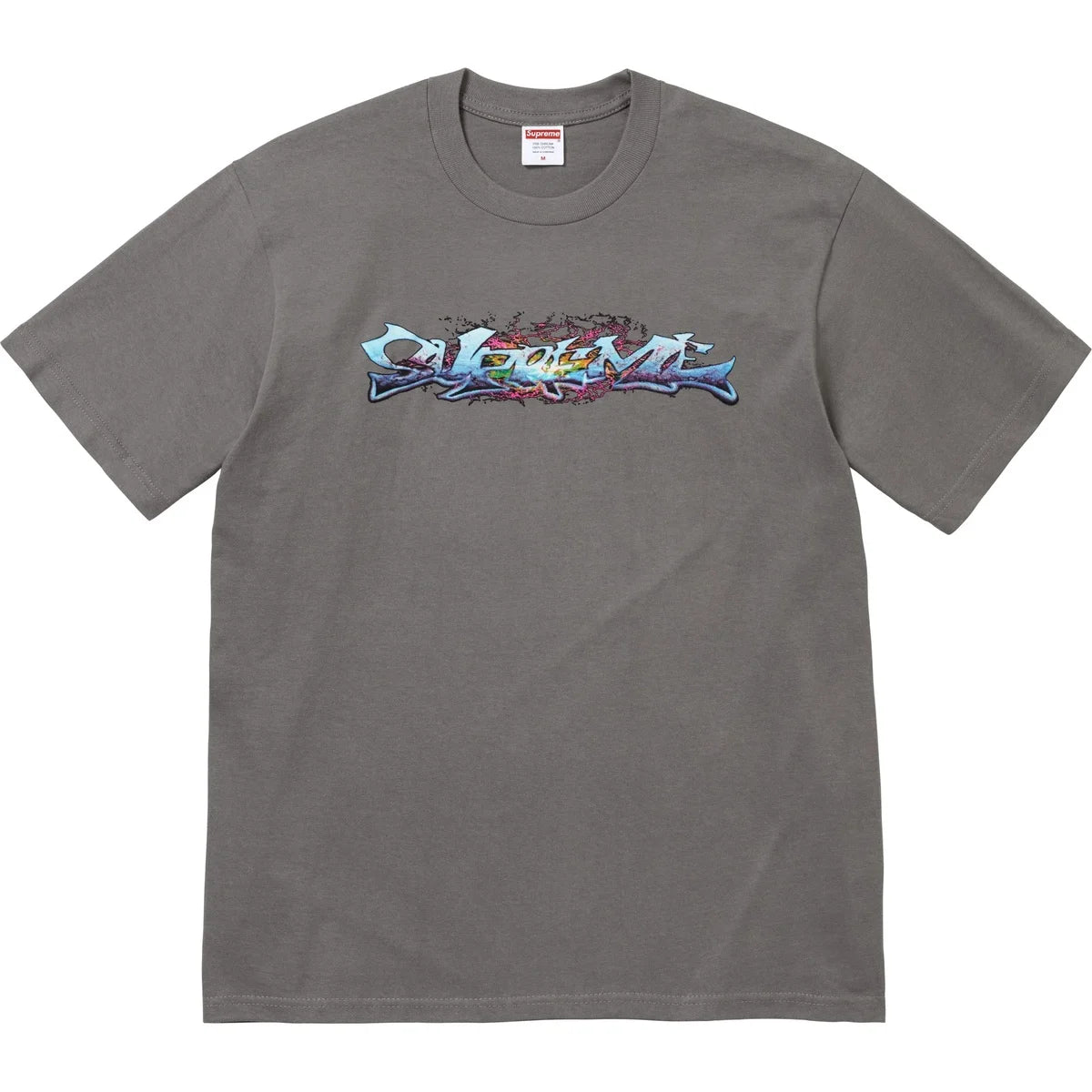 Camiseta Supreme Tag Grey