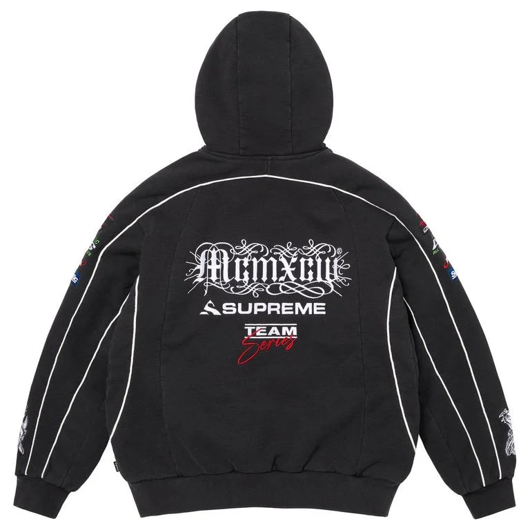 Campera Supreme Racing Lined Black