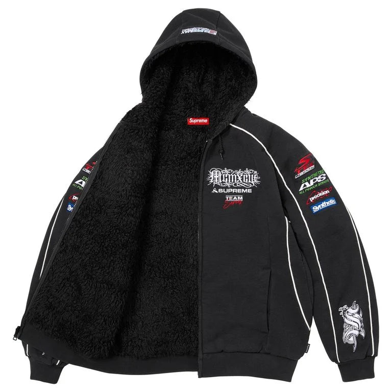Campera Supreme Racing Lined Black