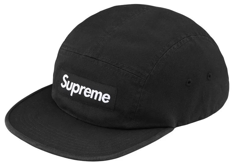 Gorro Supreme Washed Chino Twill Camp Black