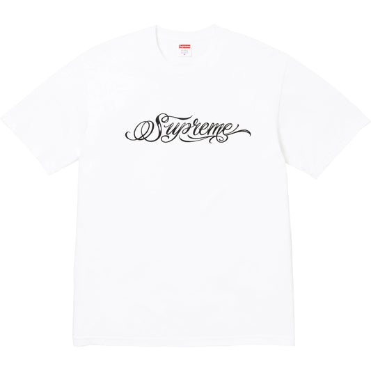 Camiseta Supreme Script White