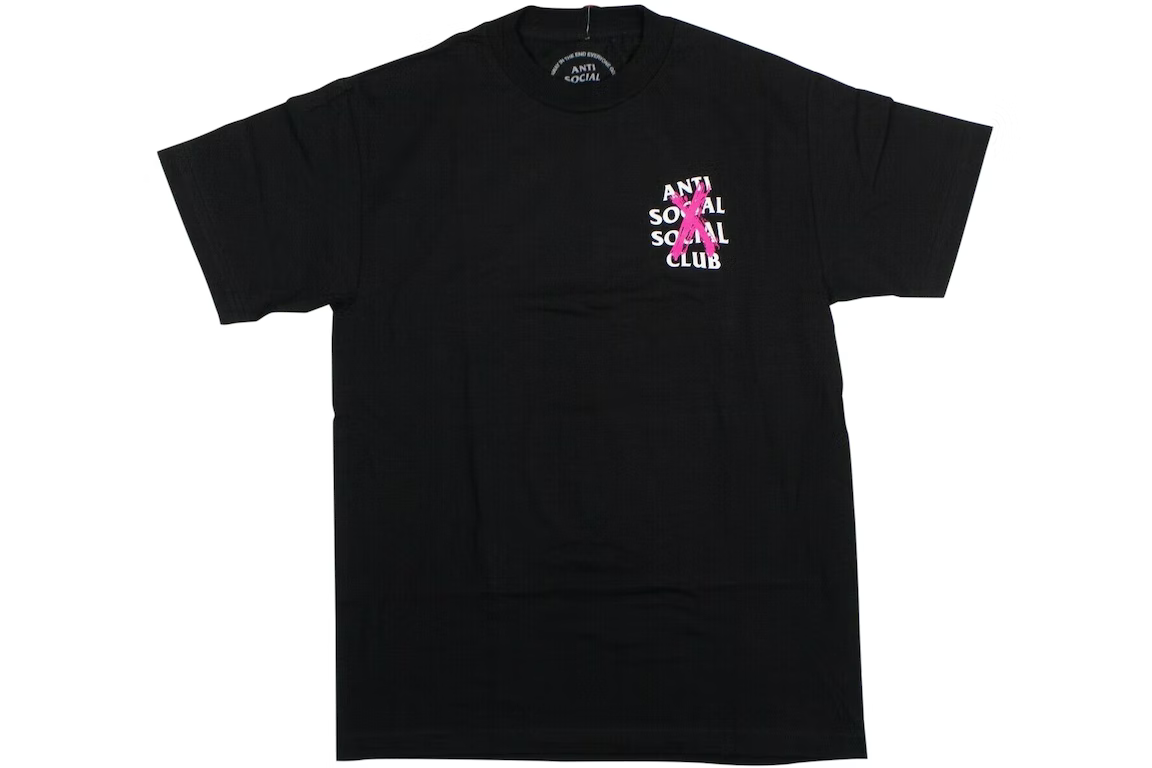 Anti Social Social Club Cancelled T-shirt Black