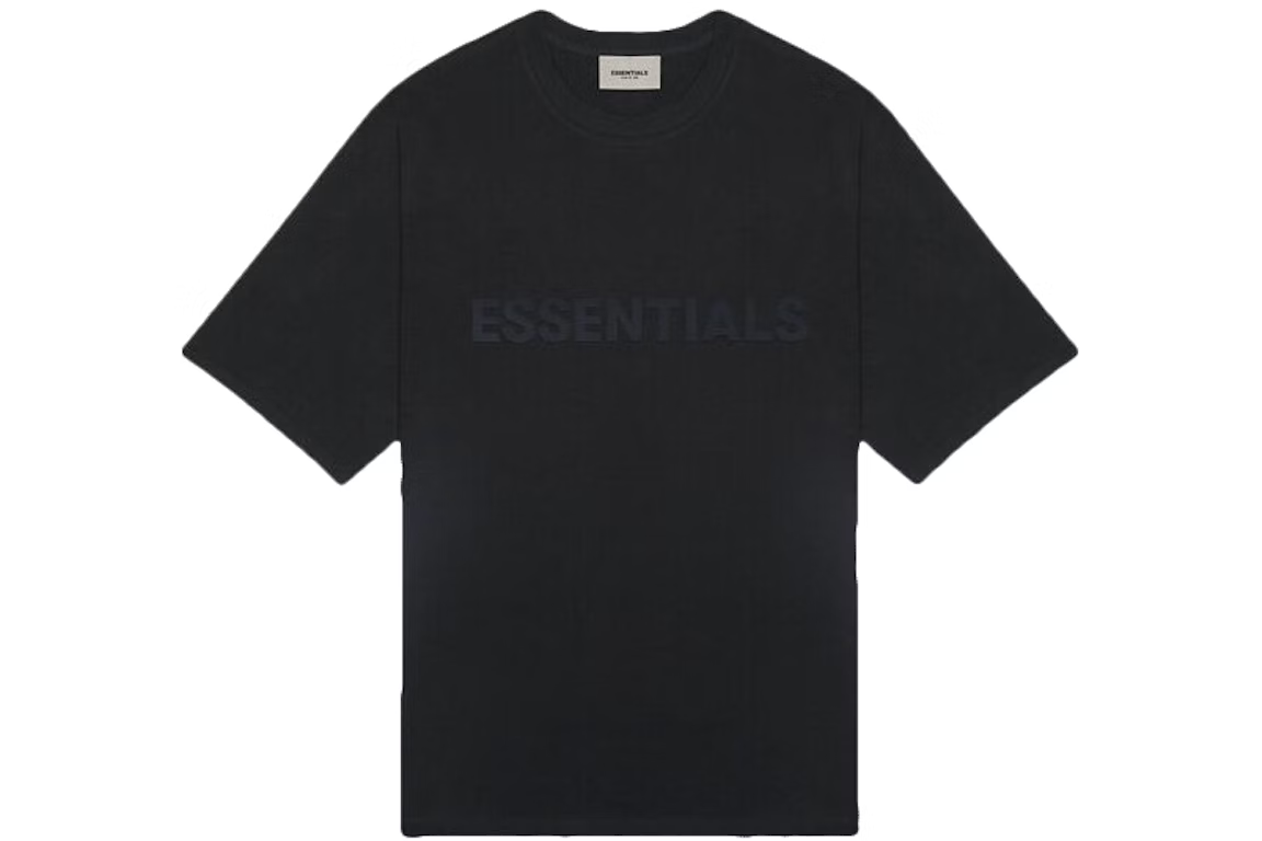 Fear of God Essentials Boxy T-Shirt Applique Logo Dark Slate/Stretch Limo/Black