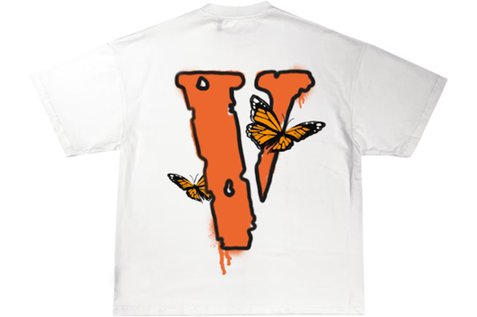 Juice Wrld x Vlone Butterfly T-shirt White