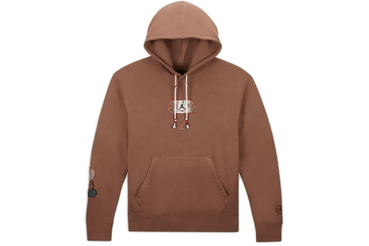 Travis Scott x Jordan Flight Graphic Hoodie Archaeo Brown